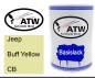 Preview: Jeep, Buff Yellow, CB: 500ml Lackdose, von ATW Autoteile West.